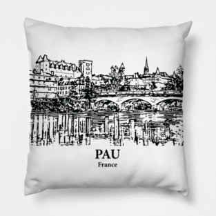 Pau - France Pillow