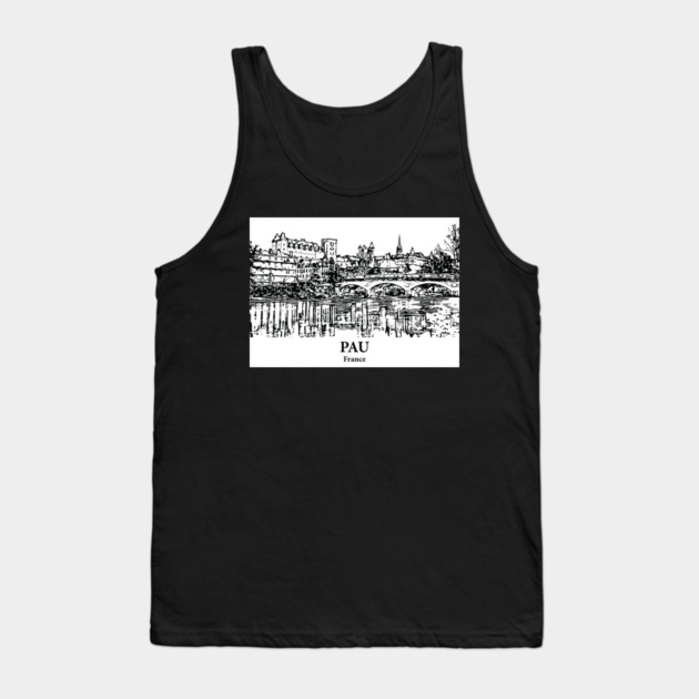 Pau - France Tank Top by Lakeric