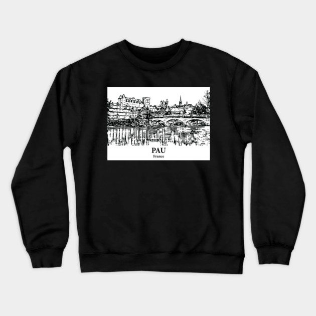 Pau - France Crewneck Sweatshirt by Lakeric
