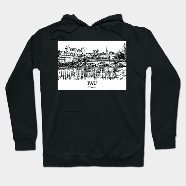 Pau - France Hoodie by Lakeric