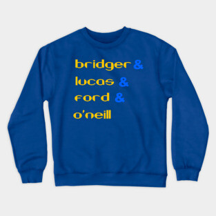SeaQuest Crew - Bridger & Lucas & Ford & O'Neill Crewneck Sweatshirt