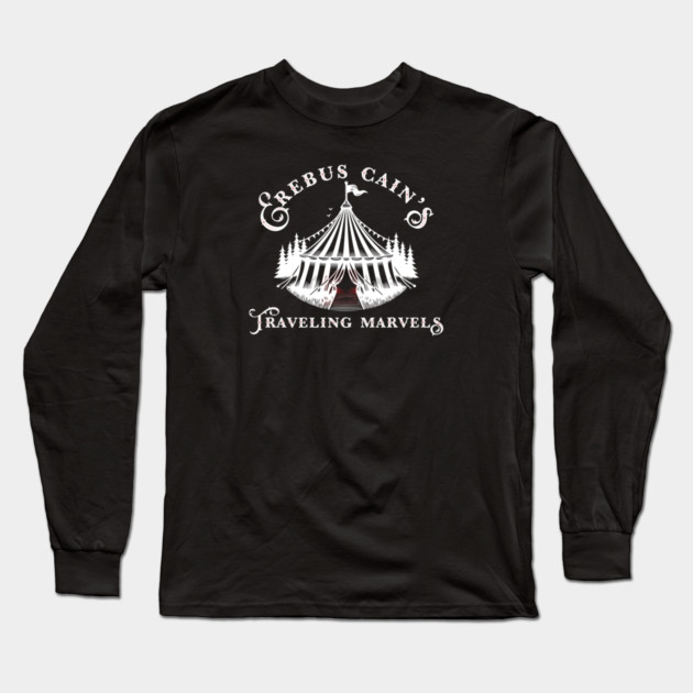 Erebus Cain's Traveling Mavels Long Sleeve T-Shirt by Old Gods of Appalachia