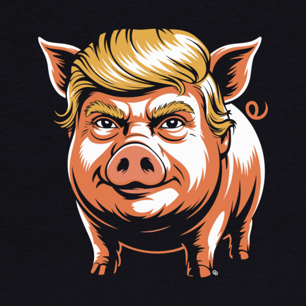 Quiet Piggy Trump Political Parody by Cosmo Gazoo