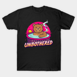 Unbothered Capybara Hot Spring Yuzu T-Shirt