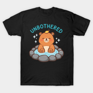 Unbothered Capybara Hot Spring Yuzu T-Shirt