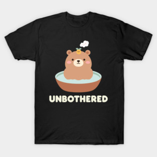 Unbothered Capybara Hot Spring Yuzu T-Shirt