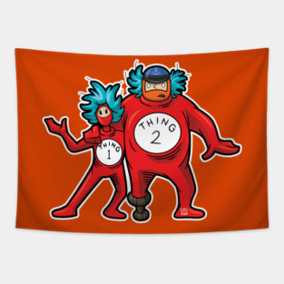 Thing 1 & 2 Tapestry