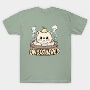 Unbothered Capybara Hot Spring Yuzu T-Shirt