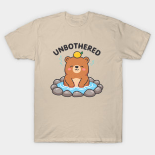 Unbothered Capybara Hot Spring Yuzu T-Shirt