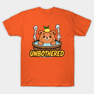 Unbothered Capybara Hot Spring Yuzu T-Shirt