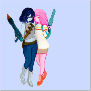 Princess Bubblegum and Marceline go vampire hunting - Adventure Time, Stakes Posters and Art