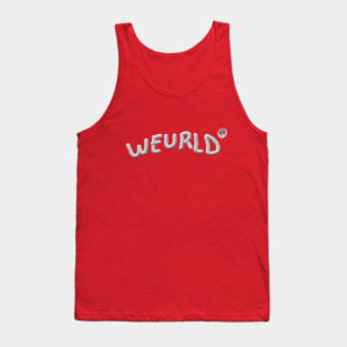 Plastiwhite - Weurld TV Logo Tank Top