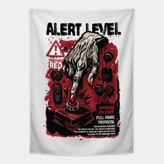 ALERT LEVEL Tapestry by artslaves
