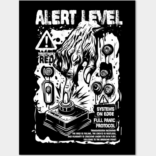 ALERT LEVEL Wall Art by artslaves