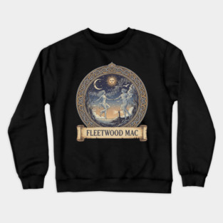 Fleetwood Mac Sun & Moon Duo - Mystic Classic Rock Tribute Crewneck Sweatshirt