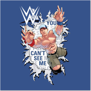 John Cena "You Can't See Me" Posters and Art