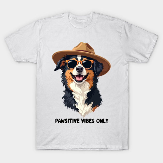 Pawsitive Vibes Only Spirit T-Shirt by Urbanprint