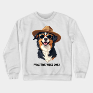 Pawsitive Vibes Only Spirit Crewneck Sweatshirt