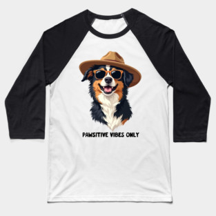 Pawsitive Vibes Only Spirit Baseball T-Shirt