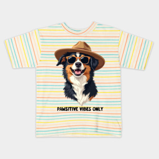 Pawsitive Vibes Only Spirit Kids T-Shirt