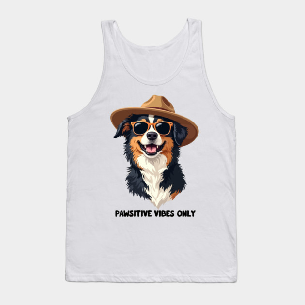 Pawsitive Vibes Only Spirit Tank Top by Urbanprint
