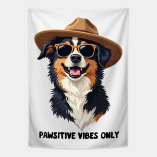 Pawsitive Vibes Only Spirit Tapestry