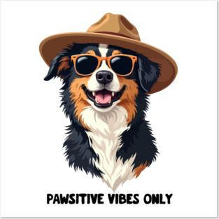 Pawsitive Vibes Only Spirit Posters and Art