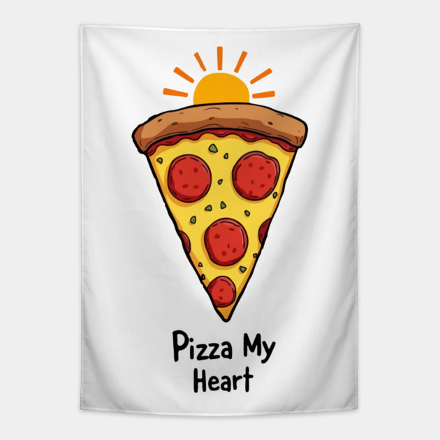 Pizza My Heart Tapestry by Urbanprint