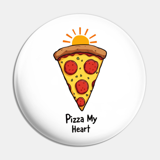 Pizza My Heart Pin by Urbanprint