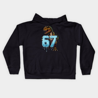 67 Dinosaur T-Rex Kids Hoodie