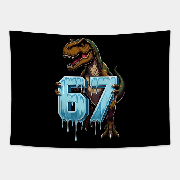 67 Dinosaur T-Rex Tapestry by UrbanLifeApparel