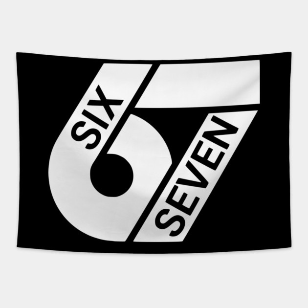 67 Six Seven  Design Tapestry by UrbanLifeApparel