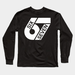 67 Six Seven  Design Long Sleeve T-Shirt