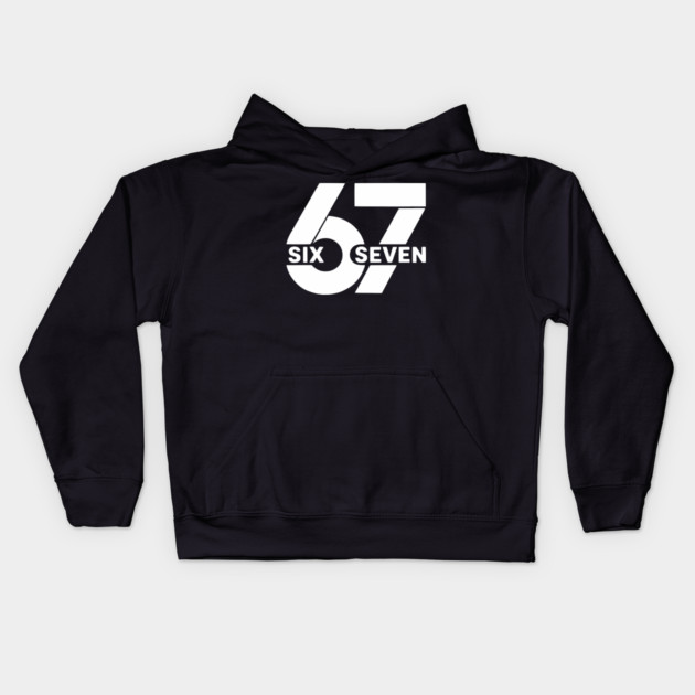 Six Seven Meme 67 Kids Hoodie by UrbanLifeApparel