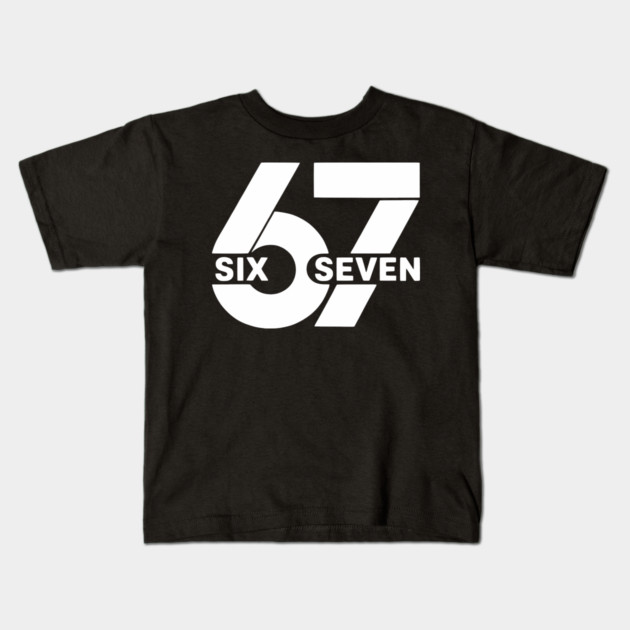 Six Seven Meme 67 Kids T-Shirt by UrbanLifeApparel