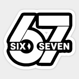 Six Seven Meme 67 Magnet