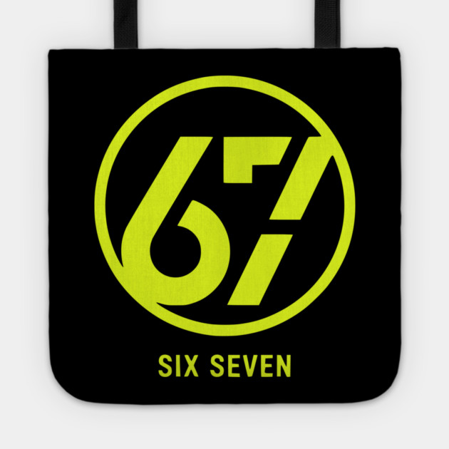 Neon 67 Meme Tote by UrbanLifeApparel