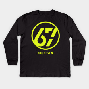 Neon 67 Meme Kids Long Sleeve T-Shirt