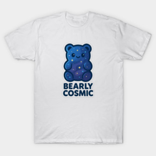Bearly Cosmic – Cosmo Bites Kawaii Galaxy Gummy Bear Design T-Shirt