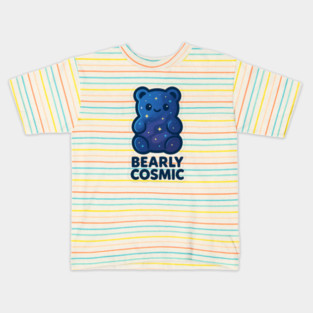 Bearly Cosmic – Cosmo Bites Kawaii Galaxy Gummy Bear Design Kids T-Shirt