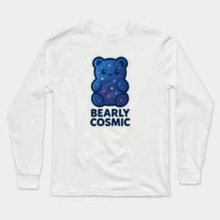Bearly Cosmic – Cosmo Bites Kawaii Galaxy Gummy Bear Design Long Sleeve T-Shirt
