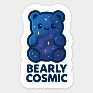 Bearly Cosmic – Cosmo Bites Kawaii Galaxy Gummy Bear Design Magnet