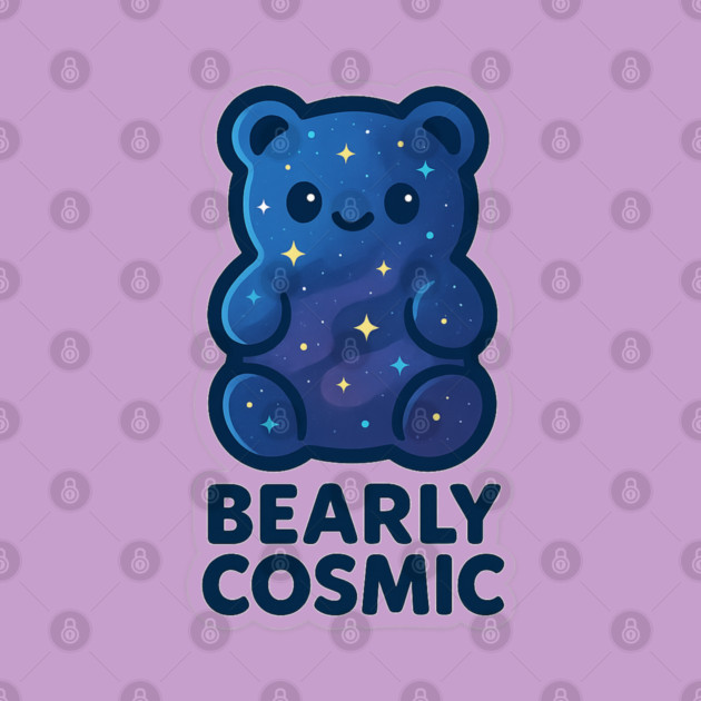Bearly Cosmic – Cosmo Bites Kawaii Galaxy Gummy Bear Design by Anne Lee