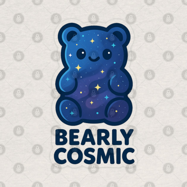 Bearly Cosmic – Cosmo Bites Kawaii Galaxy Gummy Bear Design by Anne Lee