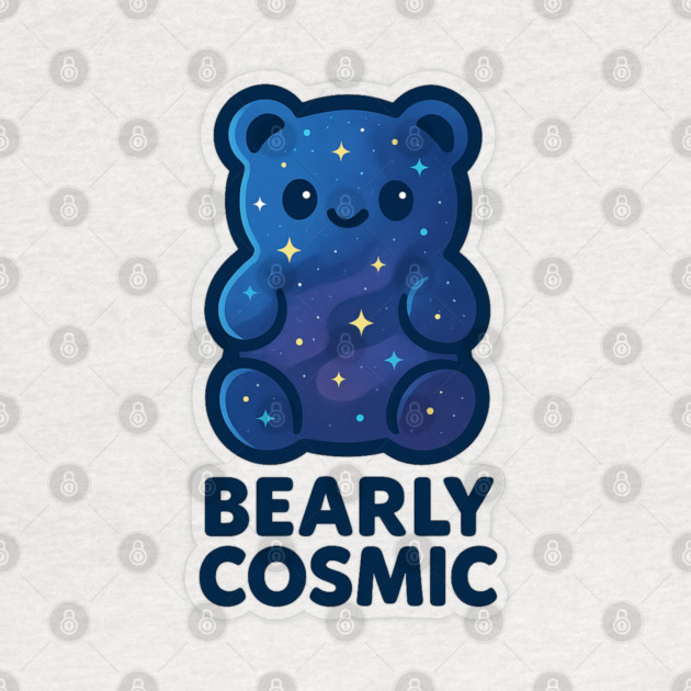 Bearly Cosmic – Cosmo Bites Kawaii Galaxy Gummy Bear Design by Anne Lee
