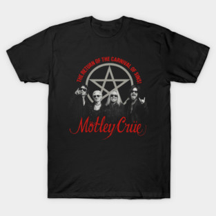 Motley Crue Return Of The Carnival Of Sins 2026 Tour T-Shirt
