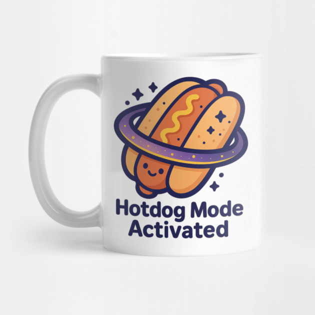 Hotdog Mode Activated – Cosmo Bites Kawaii Space Hotdog Design by Anne Lee
