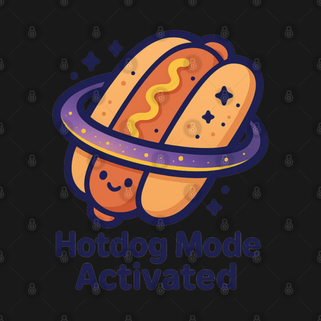 Hotdog Mode Activated – Cosmo Bites Kawaii Space Hotdog Design by Anne Lee