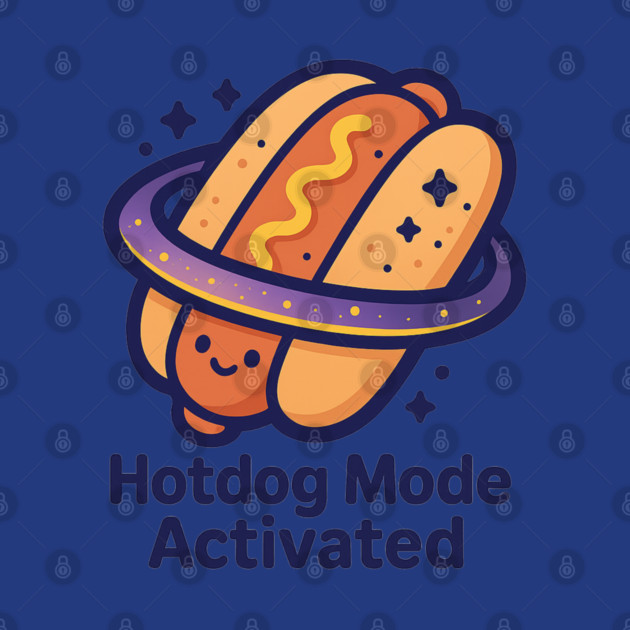 Hotdog Mode Activated – Cosmo Bites Kawaii Space Hotdog Design by Anne Lee