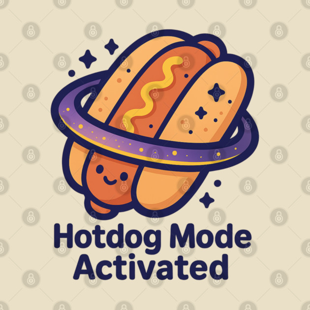 Hotdog Mode Activated – Cosmo Bites Kawaii Space Hotdog Design by Anne Lee